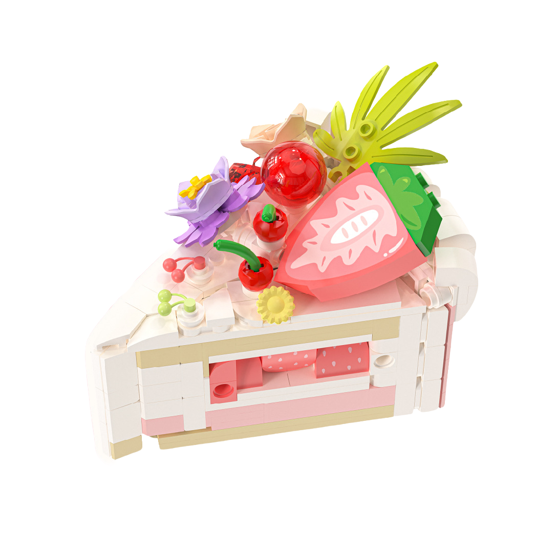 Strawberry Cake Building Set 336 pcs