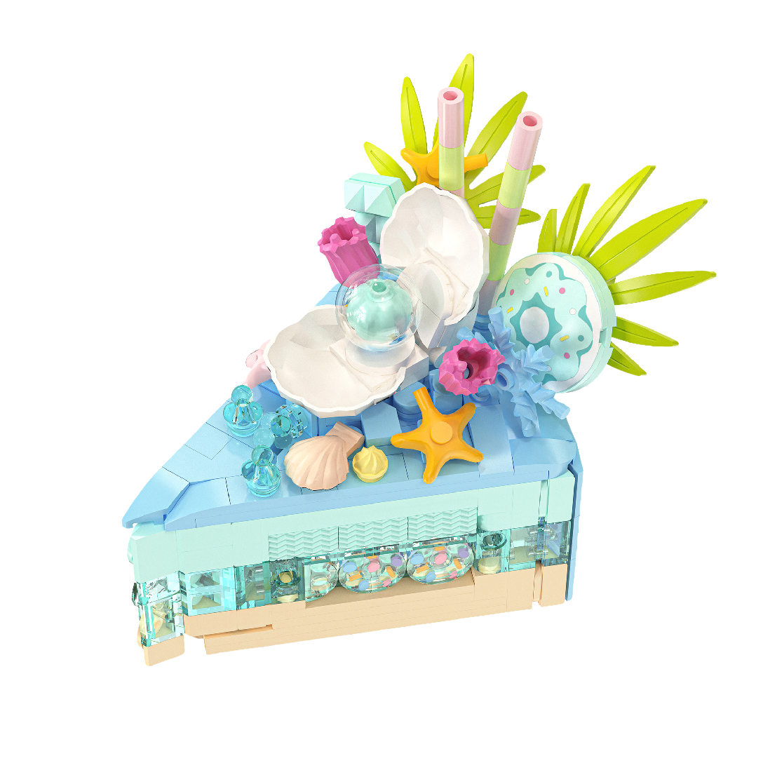 Sea Salt Breeze Cake Building Set 332 pcs