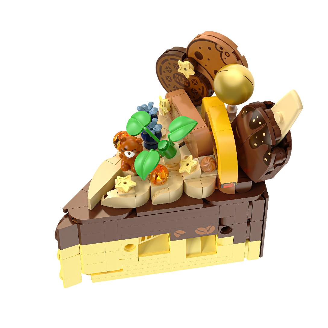 Chocolate Caramel Cake Building Set 349 pcs